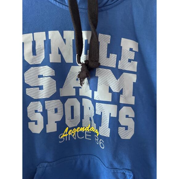 Uncle Sam Sports Blue Hoodie - XL - Picture 2 of 7